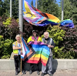 Rainbow flags fly high throughout Western Washington this Pride Month